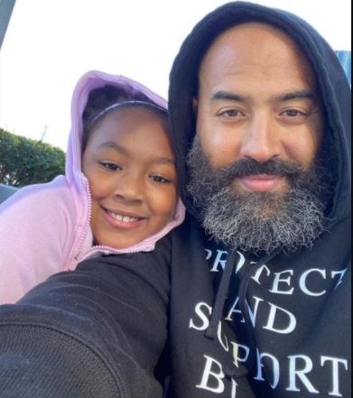 Isa Darden with her father Ebro Darden